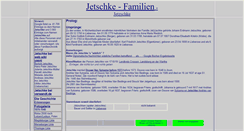 Desktop Screenshot of jetschke-familien.de